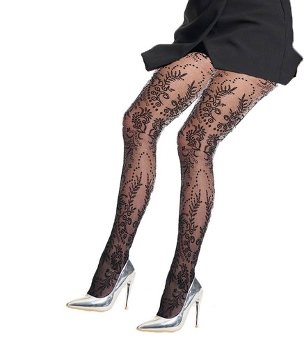 Strumpfhose mit lurexschimmer - strumpfhose,