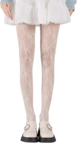 Weiße strumpfhose - weiße,