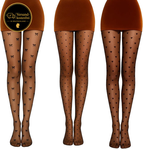 Damen strumpfhosen set muster - damen,