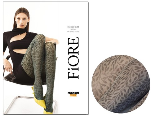 Strumpfhose mit blumenmuster - strumpfhose,